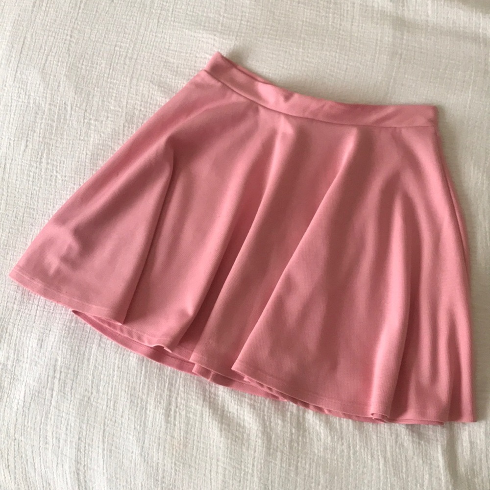 Pink circle skirt